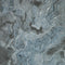 Nakura Wallpaper in Grey and Blue with Silver Metallic