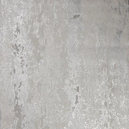 Nova Metallic Wallpaper in Cool Grey and Silver