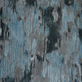 Novara Wallpaper in Blue, Charcoal and Silver Glitter