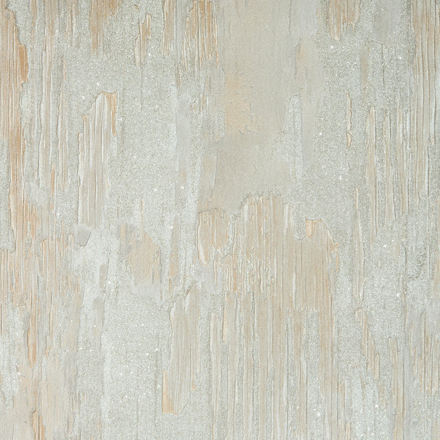 Novara Wallpaper in Cream and Silver Glitter