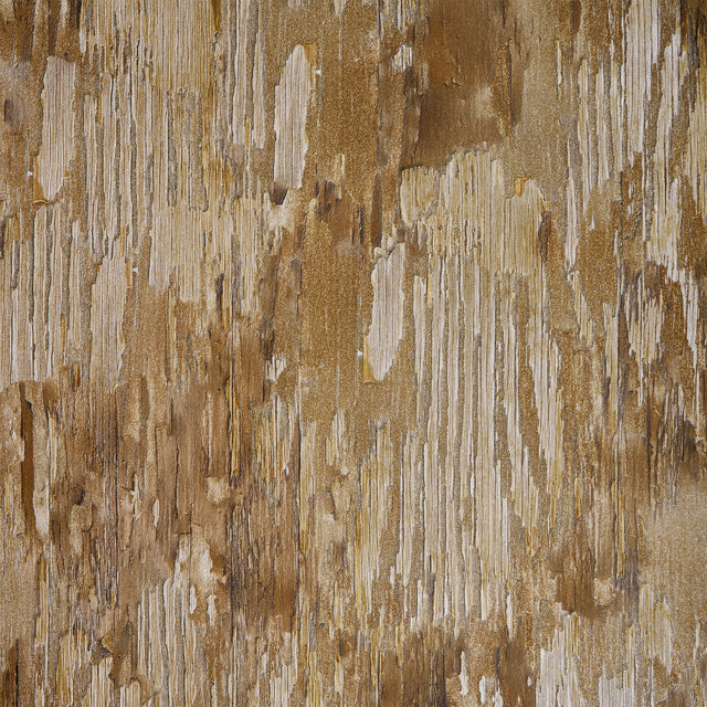 Novara Wallpaper in Dark & Light Brown and Gold Glitter