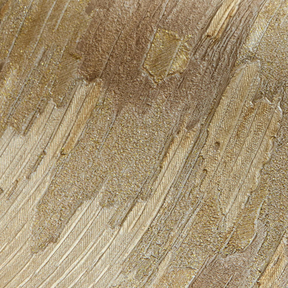 Novara Wallpaper in Light Brown, Cream and Gold Glitter