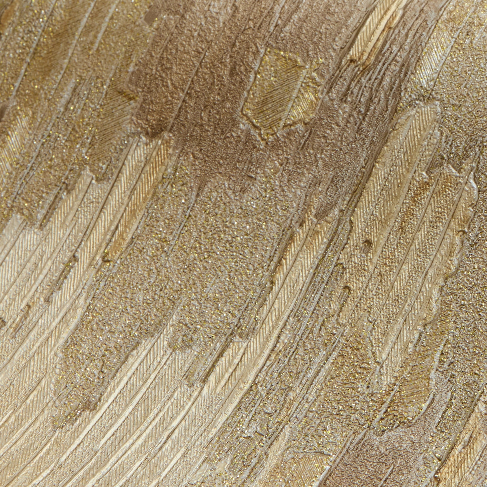Novara Wallpaper in Light Brown, Cream and Gold Glitter