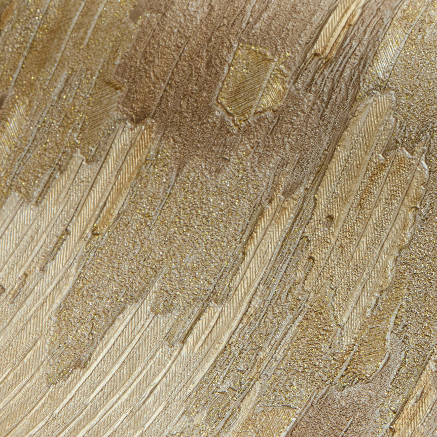 Novara Wallpaper in Light Brown, Cream and Gold Glitter