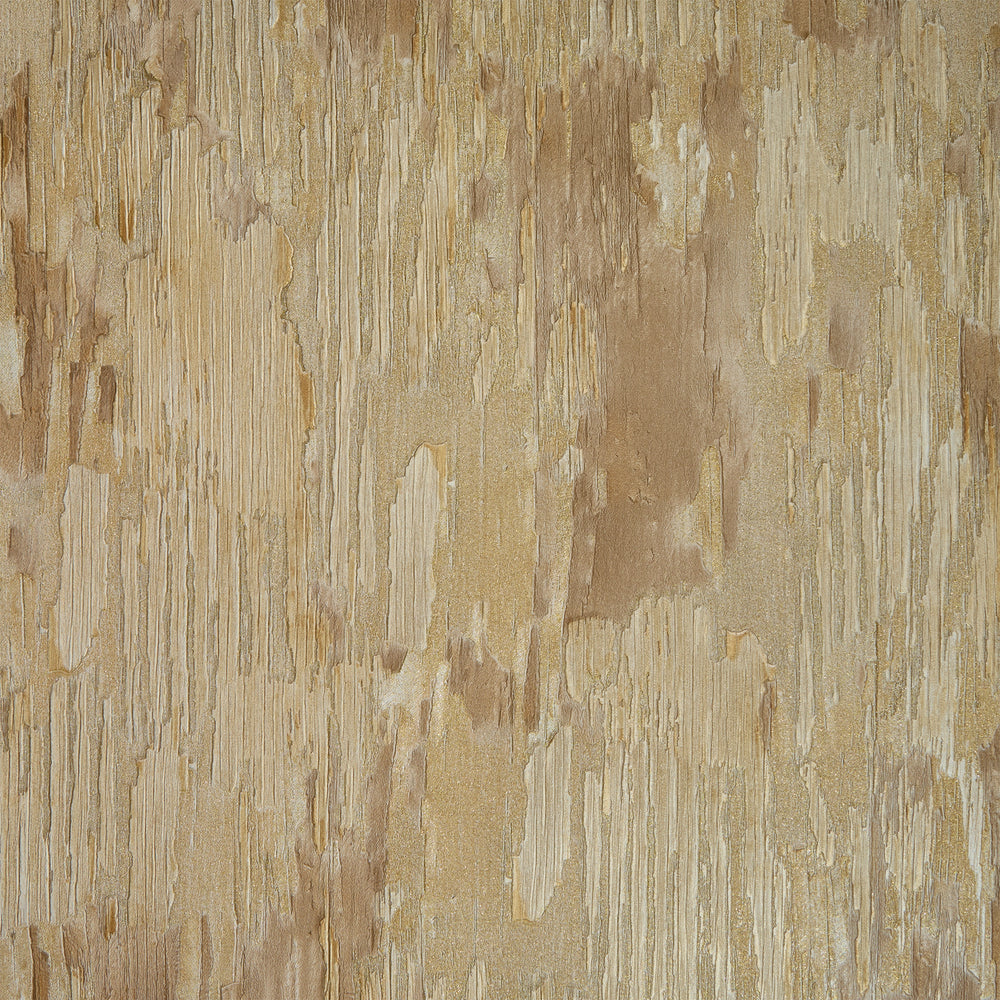 Novara Wallpaper in Light Brown, Cream and Gold Glitter