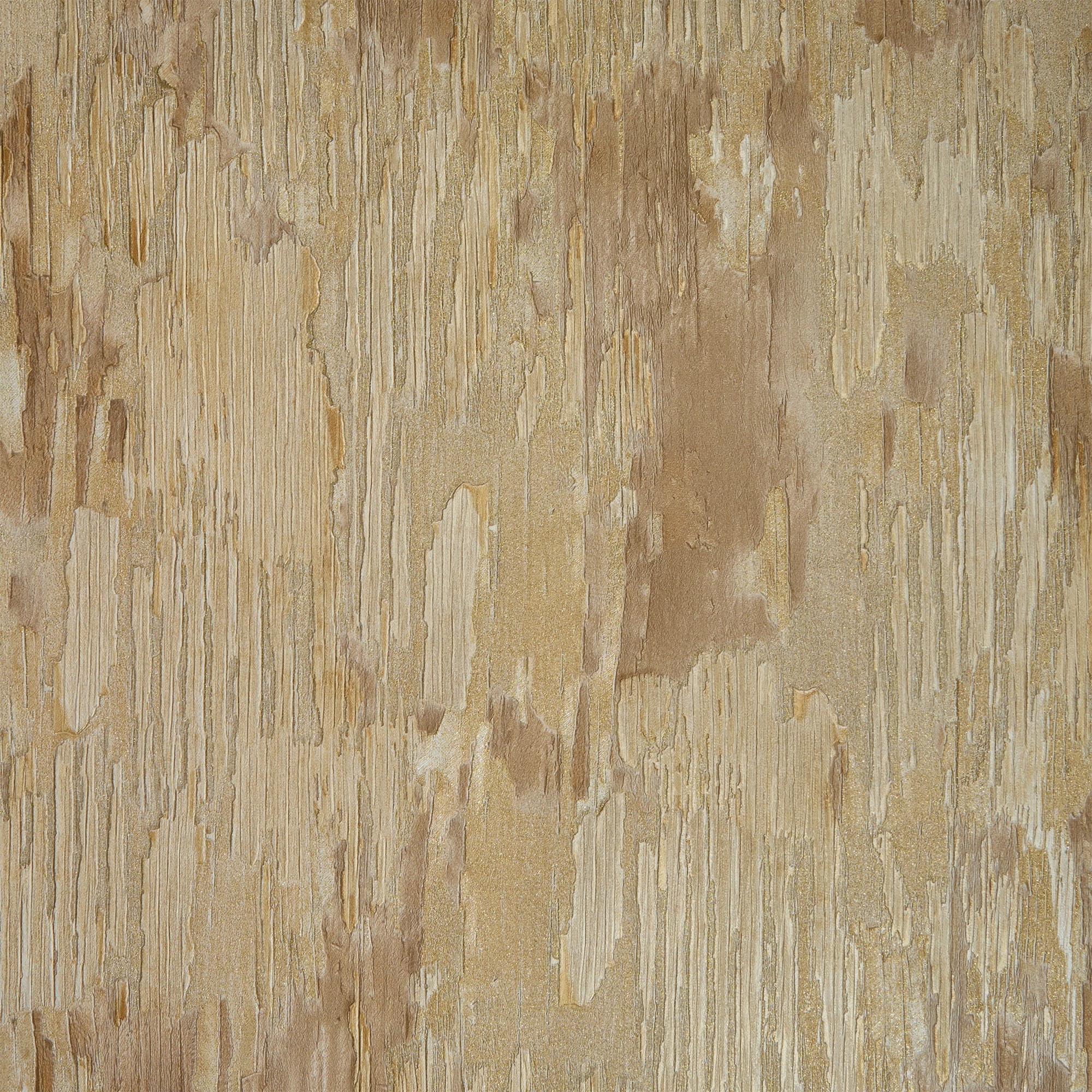 Novara Wallpaper in Light Brown, Cream and Gold Glitter