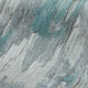 Novara Wallpaper in Teal, Silver and Silver Glitter