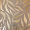 Olive Leaf Wallpaper in Almond with Gold Foil