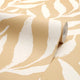 Olive Leaf Wallpaper in Caramel Latte