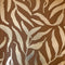 Olive Leaf Wallpaper in Chocolate with Gold Foil