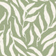 Olive Leaf Wallpaper in Cream on Pistachio