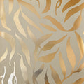 Olive Leaf Wallpaper in Cream with Gold Foil