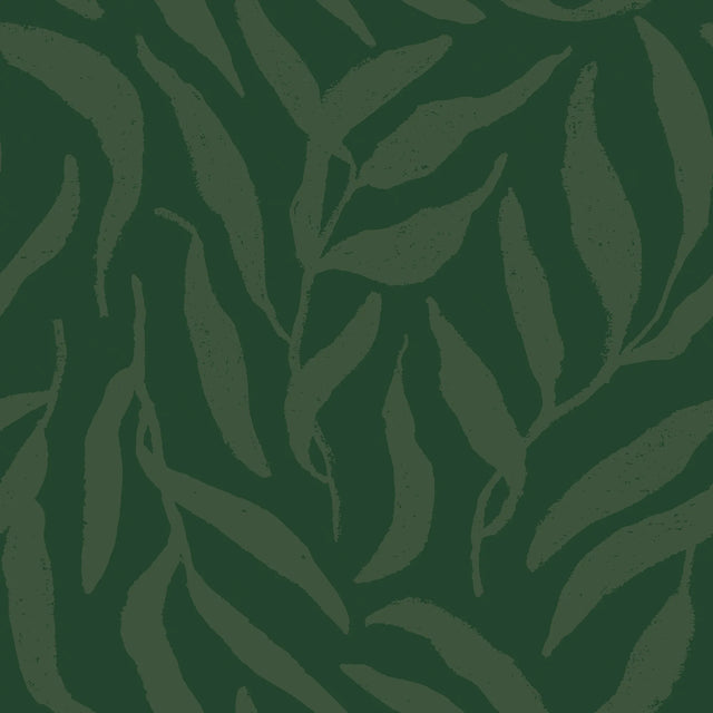 Olive Leaf Wallpaper in Jade