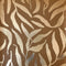 Olive Leaf Wallpaper in Mocha with Gold Foil