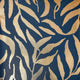 Olive Leaf Wallpaper in Navy with Gold Foil