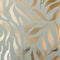 Olive Leaf Wallpaper in Pale Green with Gold Foil
