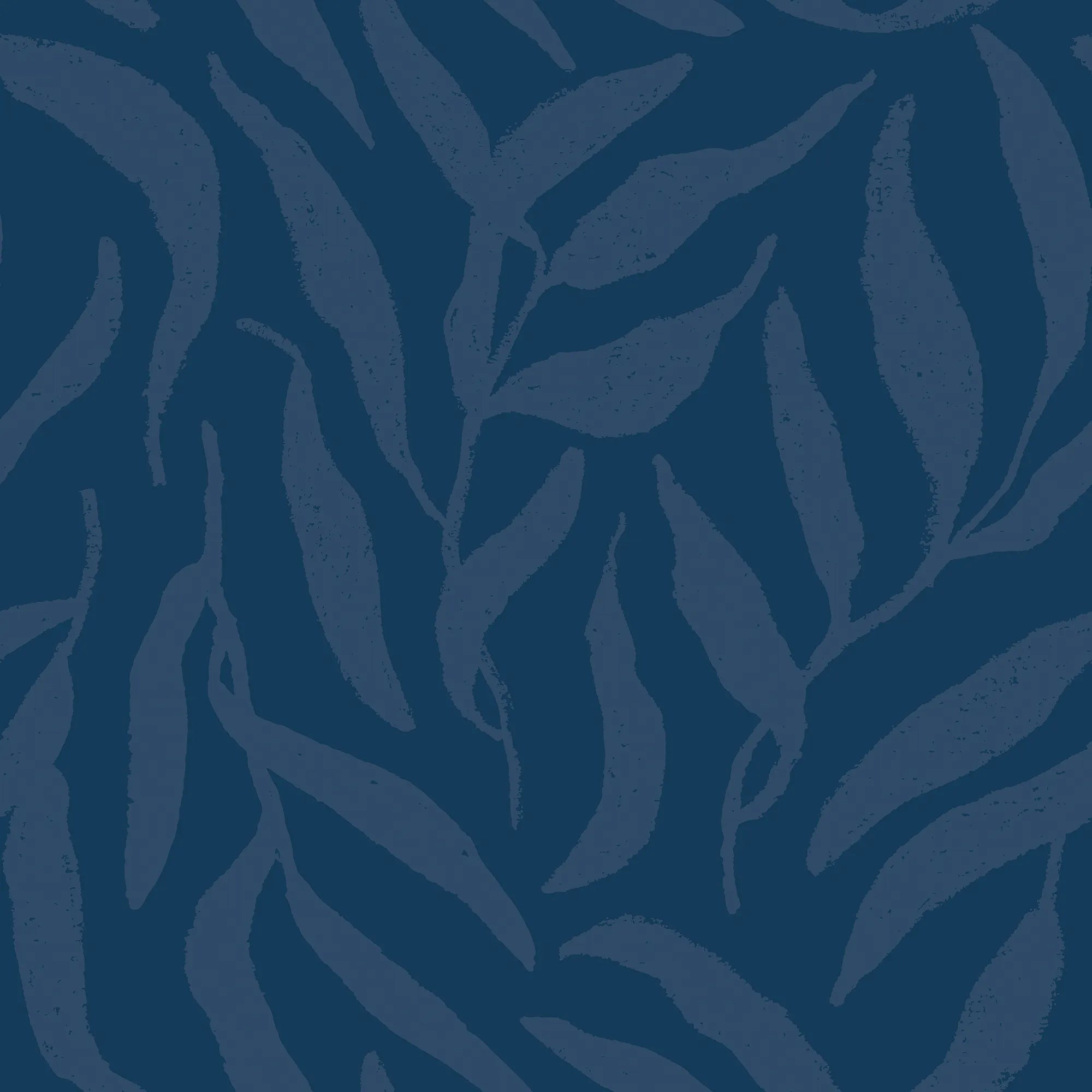 Olive Leaf Wallpaper in Sapphire