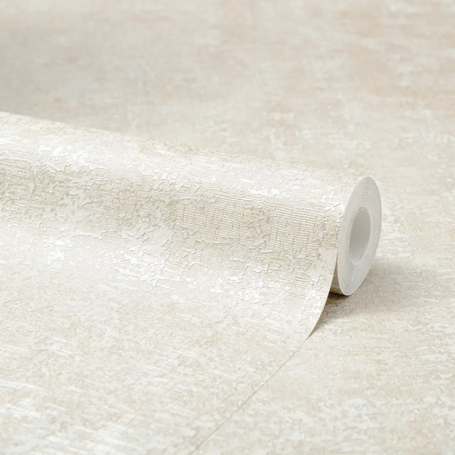 Orion Metallic Wallpaper in Ivory and Gold with Silver Sparkle