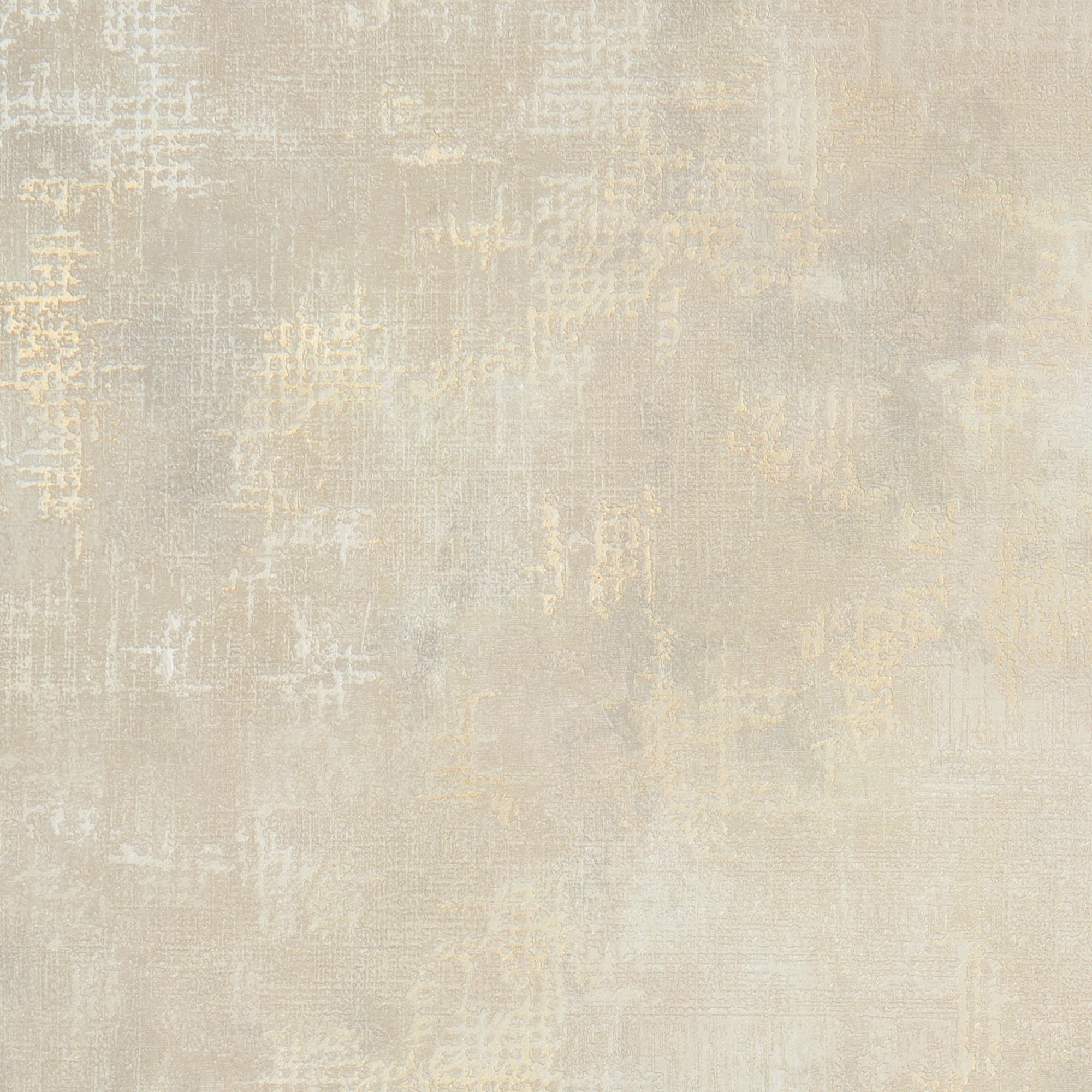 Padua Wallpaper in Cream Metallic on Light Grey