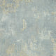 Padua Wallpaper in Gold Metallic on Light Blue
