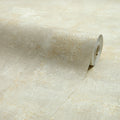 Padua Wallpaper in Gold Metallic on Natural
