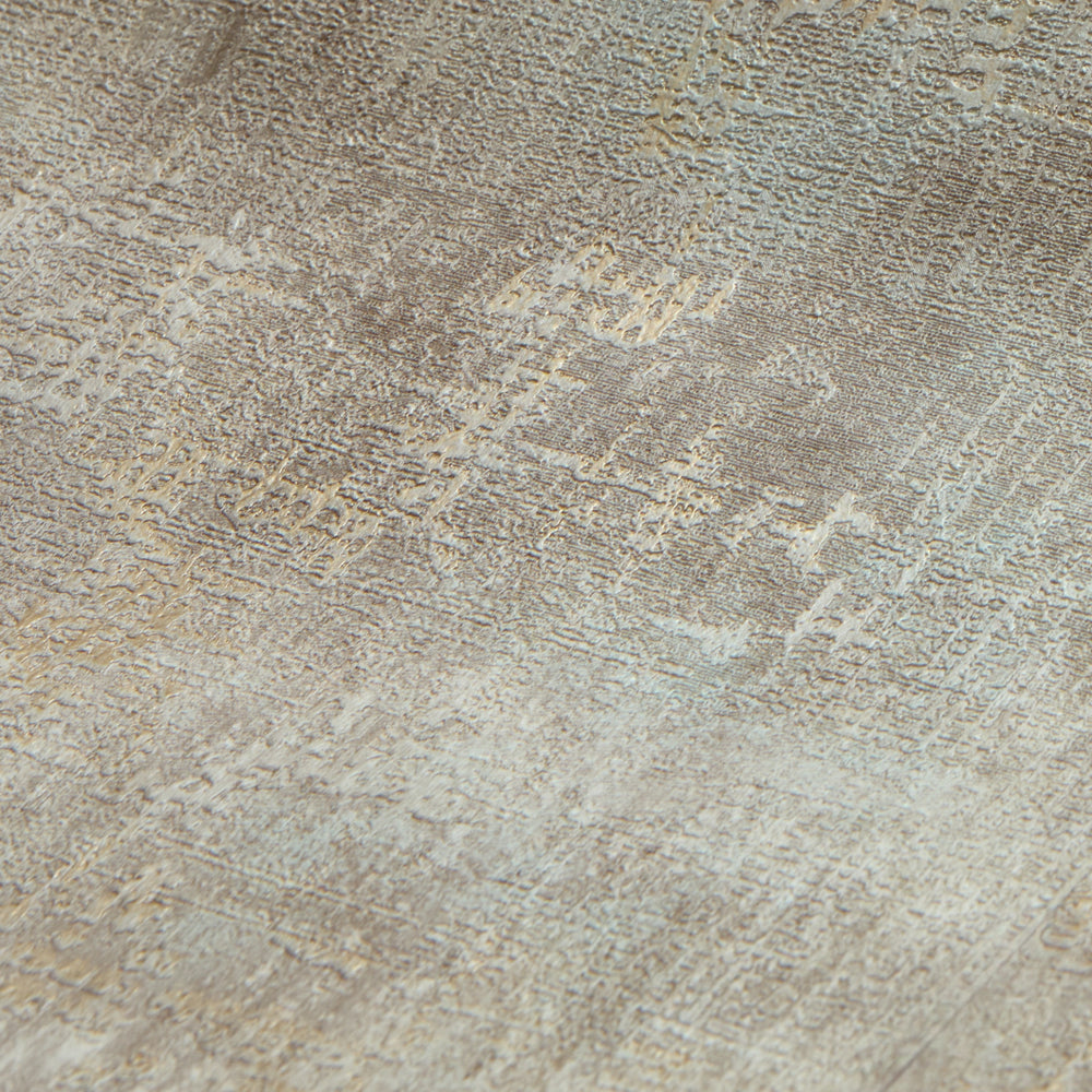 Padua Wallpaper in Latte Metallic on Latte