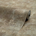Padua Wallpaper in Mocha Metallic on Mocha