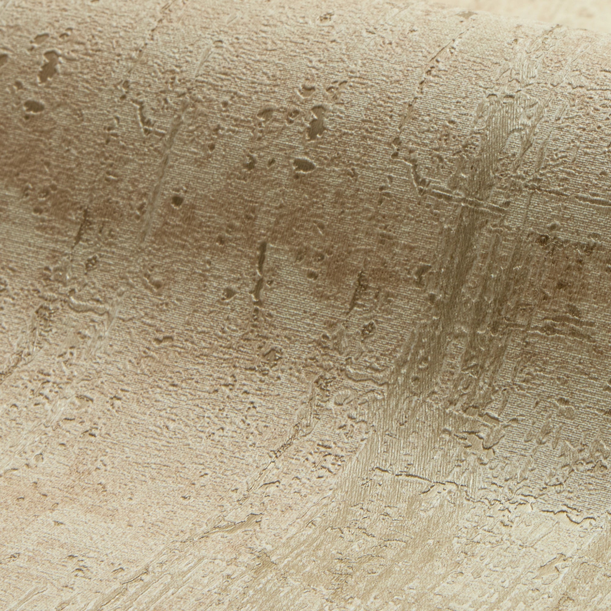 Palermo Wallpaper in Beige Metallic on Beige