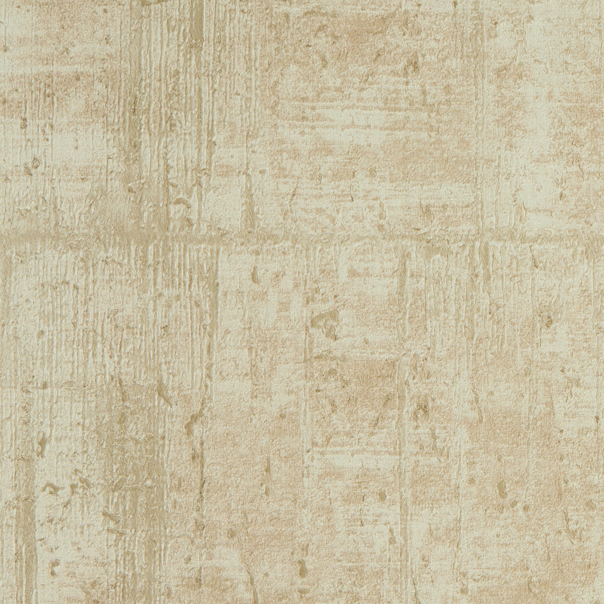 Palermo Wallpaper in Beige Metallic on Beige