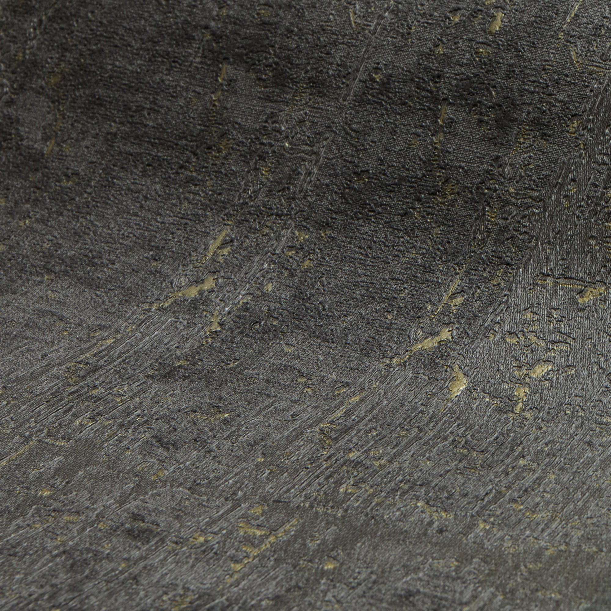 Palermo Wallpaper in Gold Metallic on Graphite