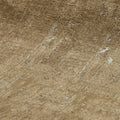 Palermo Wallpaper in Silver Metallic on Light Brown