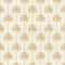 Palm Parade Wallpaper in Honey on Cream