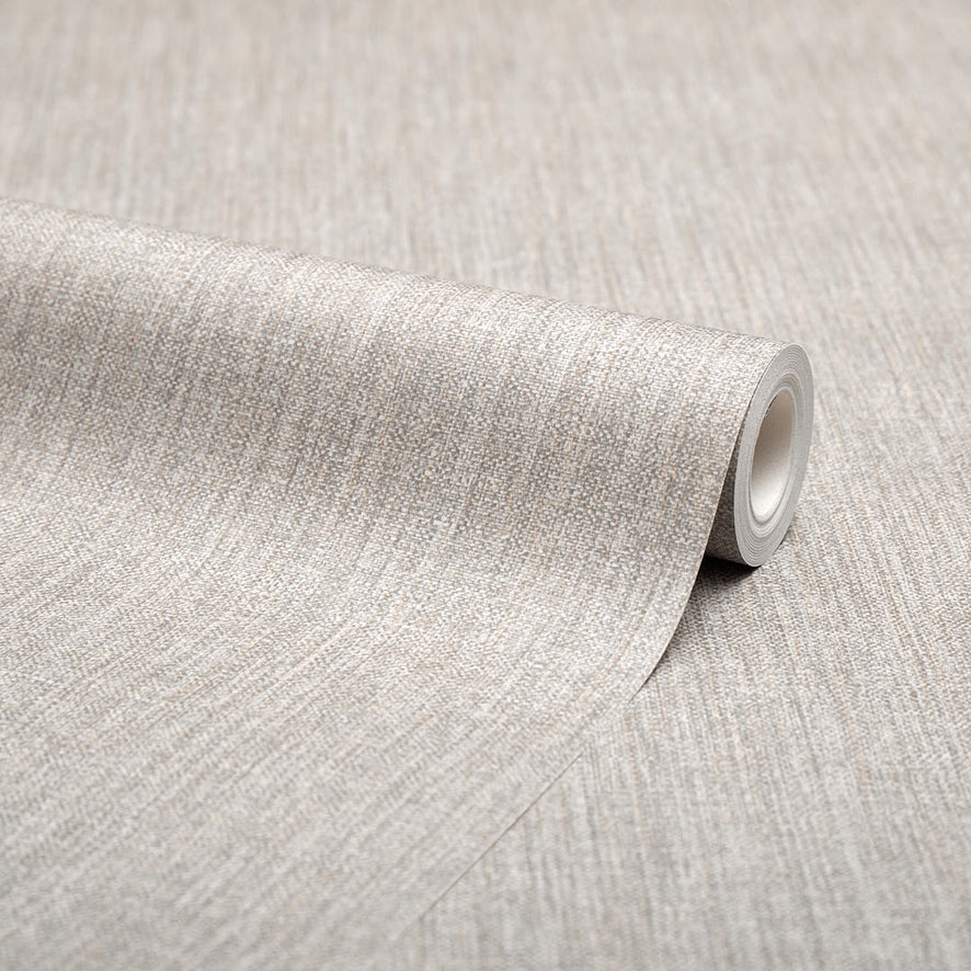 Paradise Linen Wallpaper in Golden Sand