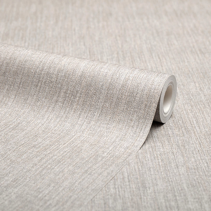 Paradise Linen Wallpaper in Golden Sand