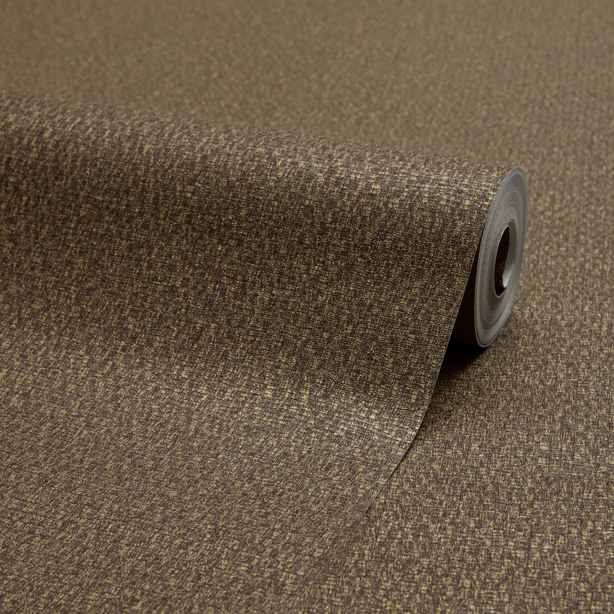 Pavia Wallpaper in Gold and Chocolate