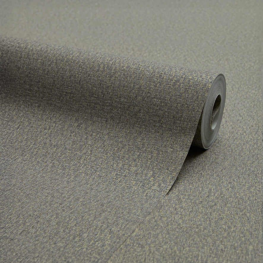 Pavia Wallpaper in Gold and Light Grey