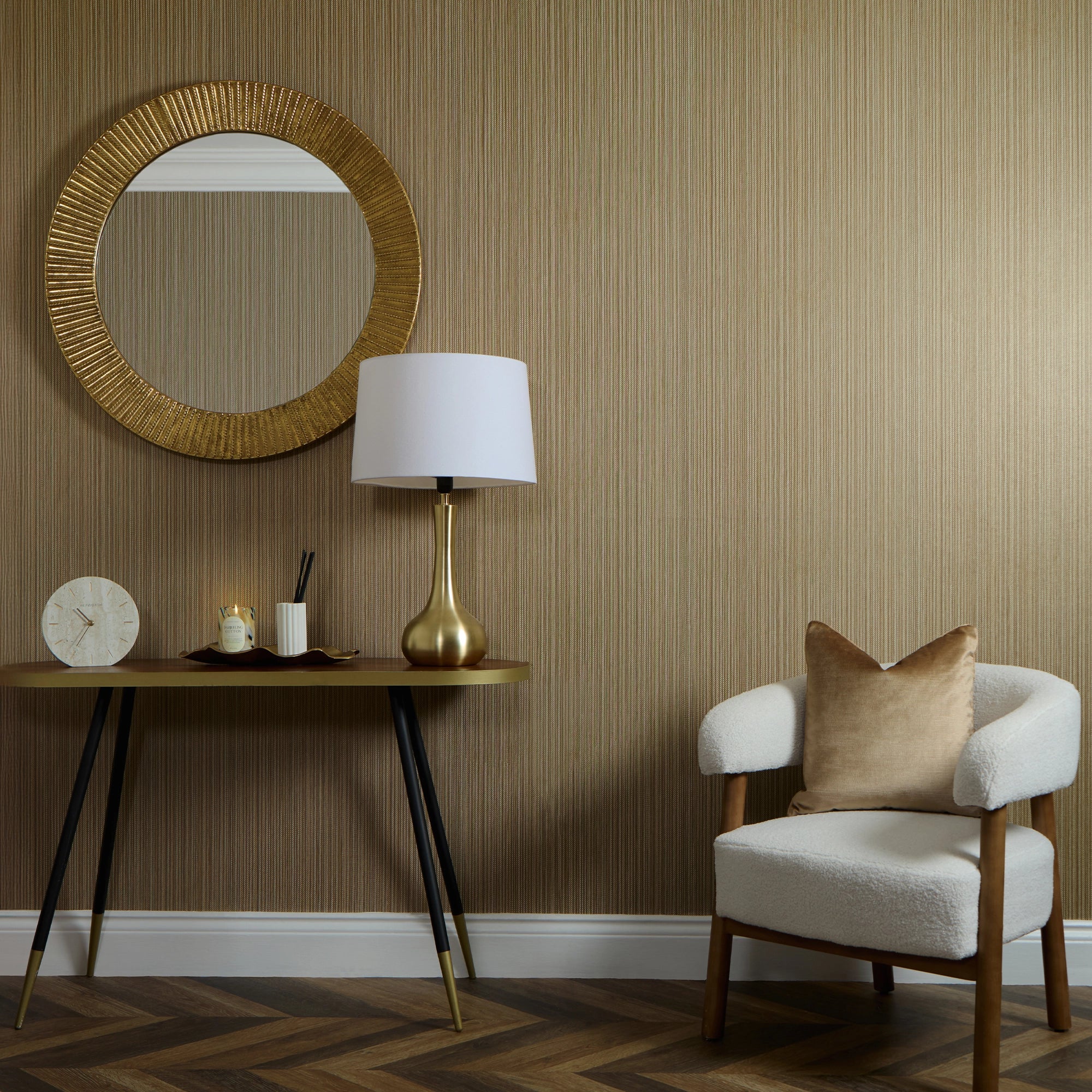 Pazin Wallpaper in Brown