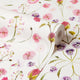 Petal Reflection Wallpaper in Pinks and Lilac on Cream