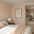 Petite Layered Leaves in Terracotta on Cream