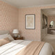 Petite Layered Leaves in Terracotta on Cream