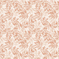 Petite Layered Leaves in Terracotta on Cream