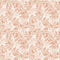 Petite Layered Leaves in Terracotta on Cream