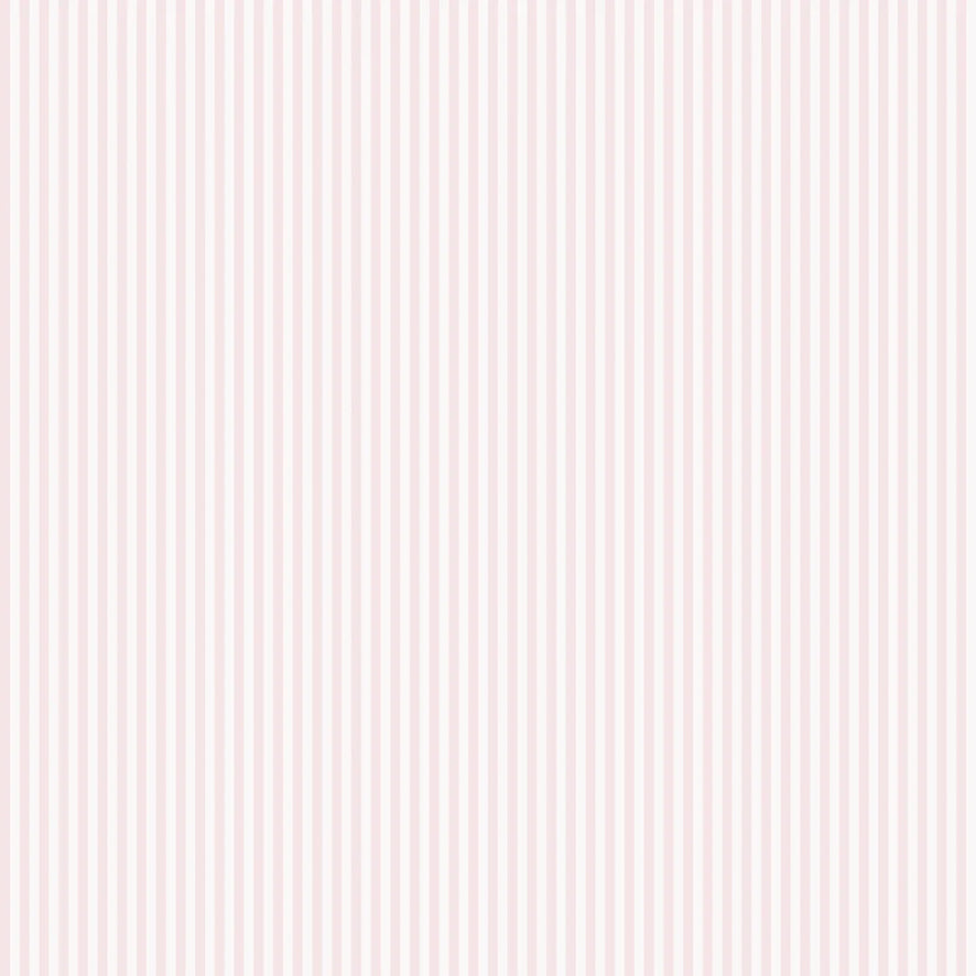 Pin Stripe Wallpaper in Soft Pink