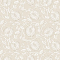Pomegranate Passion Wallpaper in Almond Latte