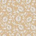 Pomegranate Passion Wallpaper in Caramel Latte