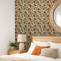 Pomegranate Passion Wallpaper in Cream