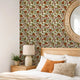 Pomegranate Passion Wallpaper in Cream
