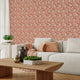 Pomegranate Passion Wallpaper in Terracotta