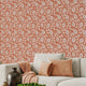 Pomegranate Passion Wallpaper in Terracotta