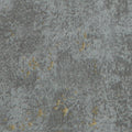 Pori Wallpaper in Graphite with Gold Metallic